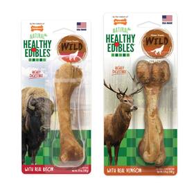 83467-83478 Nylabone Healthy Edibles Wild All-natural Long Lasting Dog Chew Treats With Real