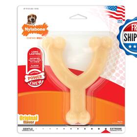 B0010p0ysw Nylabone Original Wishbone Power Chew Toy For Dogs Dog Toys Aggressive