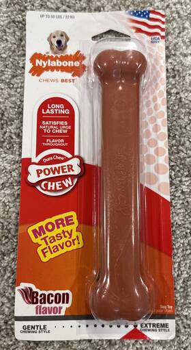 Nb104p Nylabone Power Chew Bacon Toy Giant