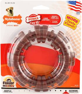 Ncf315p Nylabone Dura Chew Textured Ring Flavor Medley Souper