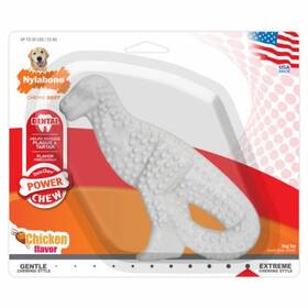 Ndd101pr Nylabone Dental Dinosaur Power Chew Durable Dog Toy Chicken Flavor Large 1-ct. -