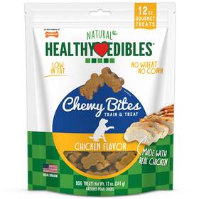 Necb200m12p Nylabone Healthy Edibles Chewy Bites Dog Training Treats Chicken 12 Ounce 1 Count
