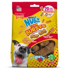 Nenbc102m20w Nylabone Nubz Flavor Bursts Natural Edible Chew Bones For Dogs Healthy Long Lasting C