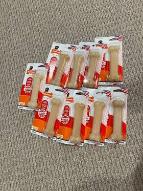 Nw103p Nylabone Durachew Bone Original Flavor Medium Dog Up To 35 Lbs- Lot Of 9