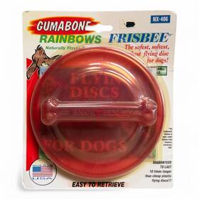 Nx-406 Nylabone Vintage Gumabone Rainbows 6 Inch Flavored Frisbee Made In Usa Nos
