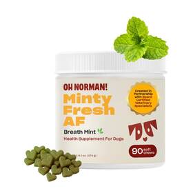 Oh Norman 850055308534 Dog Bad Breath Eliminator Chews - Promotes Fresh For Dogs