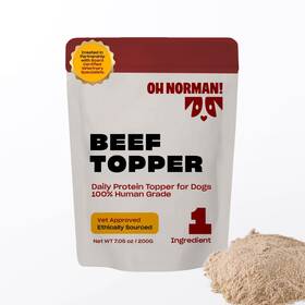 Norm2403t03nc7oz Oh Norman Beef Dog Food Topper By Kaley Cuoco All Natural Single Ingredient