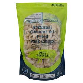 Ol Uncle Porkers 651174920047 Keto-friendly Pickle Flavor Pork Rinds Dill 8oz 8 Ounce Pack Of 1