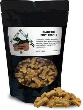 Old Dog Cookie Company 705353475764 Tiny Diabetic Treats All Natural 2 Calorie Vet Approved Pet Snacks Top