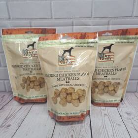 Old Glory 070155660039 Dog Treats Real Chicken Smoked Meatballs Lot Of 3 Bags Made In Usa