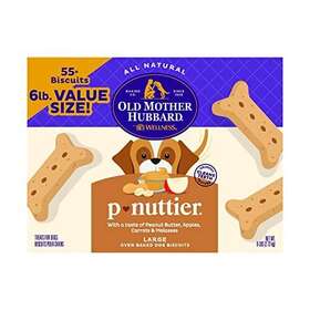 Old Mother Hubbard 076344101734 By Wellness Classic P-nuttier Value Box Natural Dog Treats Crunchy Oven-baked