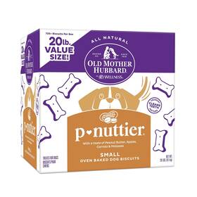 Old Mother Hubbard 076344102458 By Wellness Classic P-nuttier Natural Dog Treats Crunchy Oven-baked Biscuits