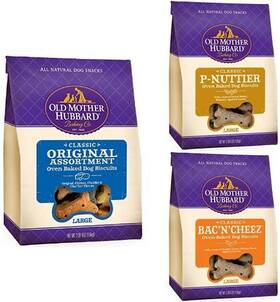 Old Mother Hubbard 445000823847 Large Crunchy Classic Natural Biscuits Variety Pack 3 Count