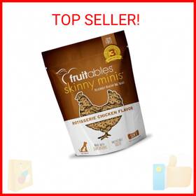 634438-2pk-phil-1 Old Mother Hubbard Fruitables Skinny Mini Dog Treats Healthy Pumpkin Treat For Dogs Low Calorie &