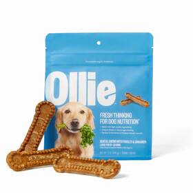 3946 Ollie 850001794671 Dental Chews For Large Dogs 12 Oz Fresh Breath Teeth Cleaning Treats Stic