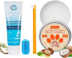 Ptccf001 Omygym Professional Pet Toothpaste For Cats Dogs - Tooth Brush Inch