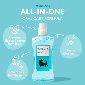 Optipaws 830081921430 Optibreath Water Additive Breath Freshener - Prevents Plaque And Tartar Forma