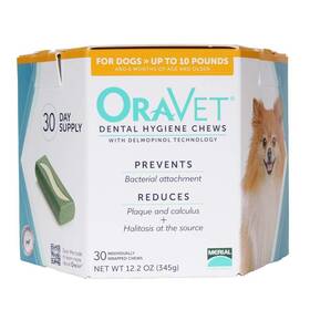 Oravet 000002759074 Dental Hygiene Chew For X-small Dogs Up To 10 Lbs Treats