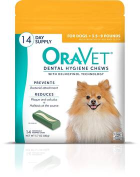 Oravet 646223693737 Dental Chews For Dogs Oral Care And Hygiene Extra Small