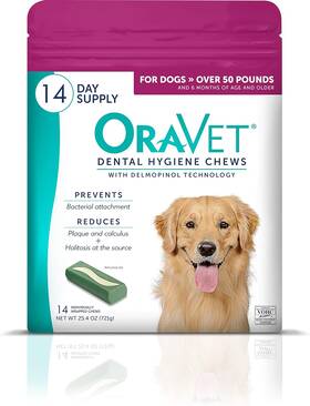 7.10051e Oravet Dental Chews For Dogs Oral Care And Hygiene Large Over
