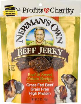 Organic Pet 757645614634 Beef Jerky Treats For Dogs And Sweet Potato Recipe 5 Oz