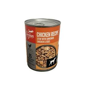 76271630 Orijen Real Meat Shreds Original Stew Candog Food Chicken Egg 12.8 Oz Pack Of 12