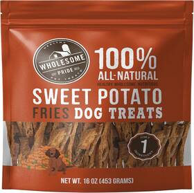 68275 Outward Hound Wholesome Pride Sweet Potato Fries All-natural Single Ingredient Dog Treats 16