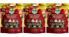 Oxbow 744845960234 3 Pack Of And Banana Simple Rewards Small Pet Treats Ounces Each With Hay