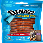 P-94082 Dingo Delights Rawhide Free Treat Chicken Count One 091093940823