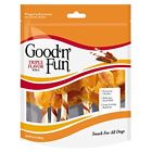 91093941301 P-94130 Goodnfun Triple Flavor Wings Dog Chews One Size