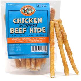 Pack Approved 850046138249 Chicken Wrapped Rawhide Dog Beef Sticks - Long Lasting Chews For Aggressi