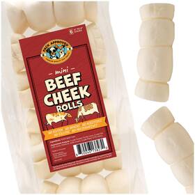 Pack Approved 850046138270 Mini Beef Cheek Rolls - Single Ingredient All Natural Dog Treats For Small A