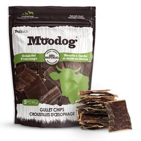 Palz&co 849808031638 Moodog Beef Gullet Chips - 100% Grass-fed 5 Ounce Pack Of 1