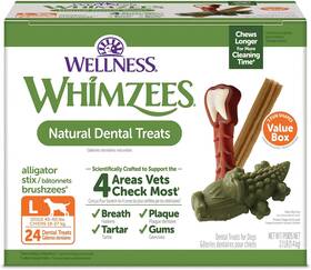 Whz1532 Paragon Products- Netherlands Whimzees By Wellness Long Lasting Dog Chews Value Box All Natural Grain Free Tr