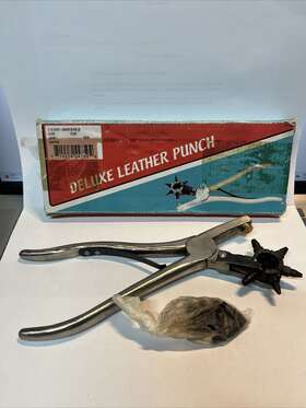 202242 Partrade Trading Company 244750 Deluxe Leather Punch No. Upc 715519447504