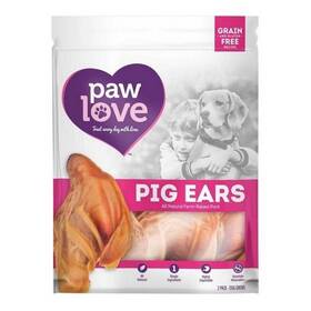 Paw Love 840139117466 Pig Ears Dog Chews 2 Count Case Of 6 By