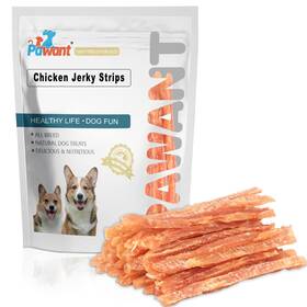 Pw-jiroutiao-227 Pawant Chicken Jerky Dog Treats - 85% Real Breast Meat 8 Ounce Pack Of 1