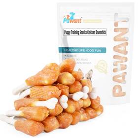 Pw-leg-227 Pawant Chicken Calcium Bone Rawhide Free Dog Treats Chews Puppy Training Teeth