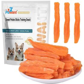 Pw-potato-908 Pawant Sweet Potato Dog Treats No Rawhide For Small And Large Sticks Pupp
