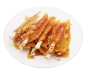 Pw-ssbjirou-454 Pawant Chicken Jerky With Twist Rawhide Sticks Puppy Training Snacks Dog Chews Treat