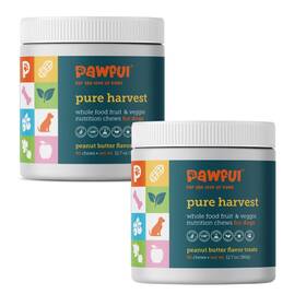 Pawful 860011419778 Pure Harvest - Healthy All Natural Dog Treats Delicious Peanut Butter Flavo