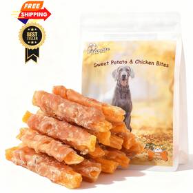 Pawmate Pdwc030a03 Chicken Jerky Wrapped Sweet Potato Dog Treats 10.6 Ounce Pack Of 1