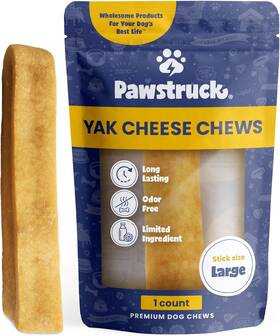 Pawstruck 711181034523 Monster Himalayan Yak Dog Chew 6-7 Oz - Natural And Cow Milk/chees