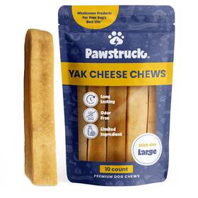 Pawstruck 810061801658 Large Himalayan Yak Cheese Chews For Dogs - Premium Long Lasting Natural Trea