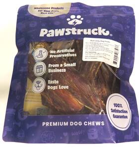 Ncbesm-025 Pawstruck Premium Beef Jerky Dog Treat 25 Chews New Unopened Exp 11/27 Esophagus