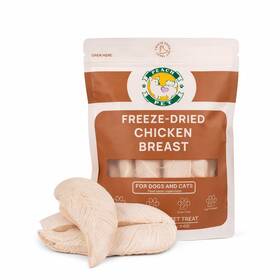 Peach Pet 199874103976 Freeze Dried Chicken Breast Dog And Cat Treats 3.5oz High Protein