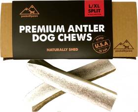 Peaksnpaws 718598720018 Premium Split Elk Antlers For Dogs Dog Treats Large Breed Made In Usa Natu