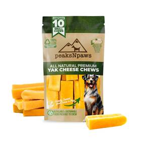 Pnp-yak-10sml Peaksnpaws Yak Cheese Himalayan Dog Chews High Protein Natural Treats
