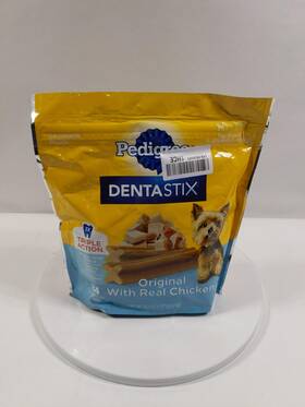 Pedigree 023100140049 Dentastix Toy And Small Breed Dog Treats Original With Chicken 17.7 Oz
