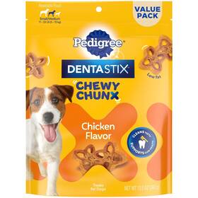 Pedigree 023100142043 Inch Dentastix Chewy Chunx Dental Treats Small/medium Dog 13.5 Oz